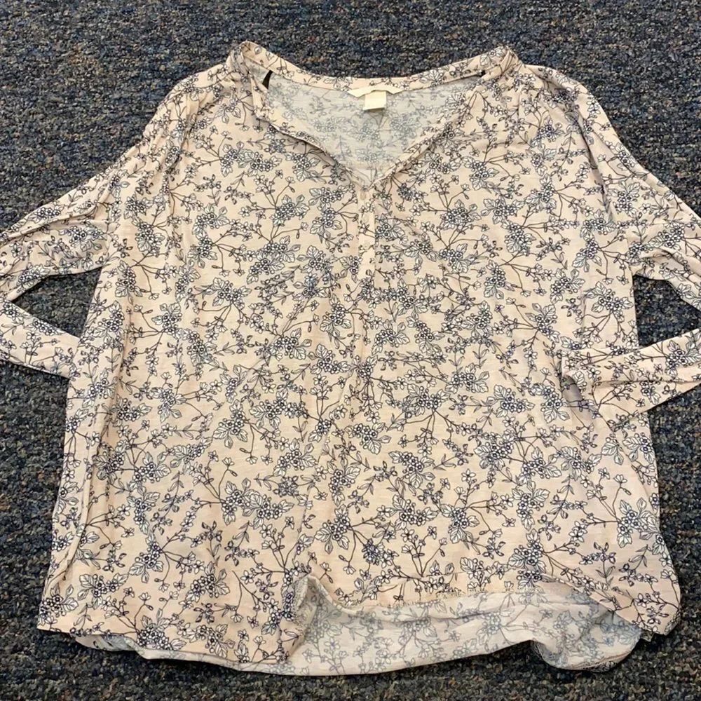 H&M Floral Print Top sz. L